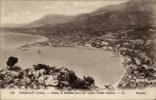 Ak Grimaldi di Ventimiglia Liguria, Gesamtansicht