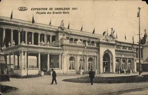 Ak Charleroi Wallonia Hennegau, Ausstellung 1911, Großer Saal