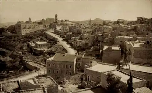 Ak Bethlehem Palästina, Gesamtansicht