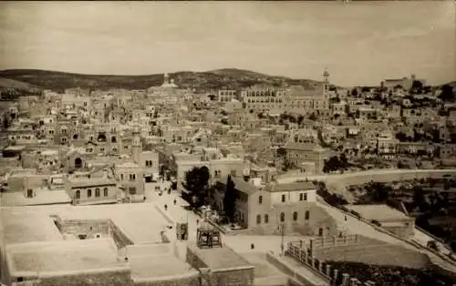 Ak Bethlehem Palästina, Gesamtansicht