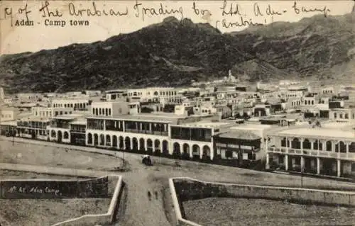 Ak Aden Jemen, Camp, Stadtpanorama