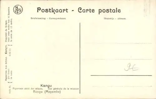Ak Mayombe DR Kongo Zaire, Totale der Mission