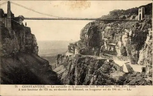 Ak Constantine, Algerien, Sidi M'Cid-Brücke