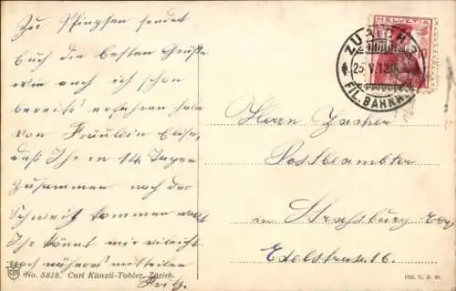 Ak Stadt Zürich Schweiz, Bahnhofstraße