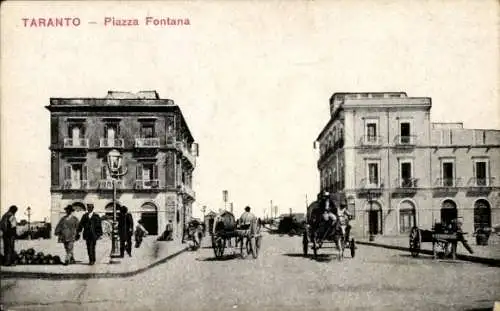 Ak Tarent Taranto Puglia, Piazza Fontana