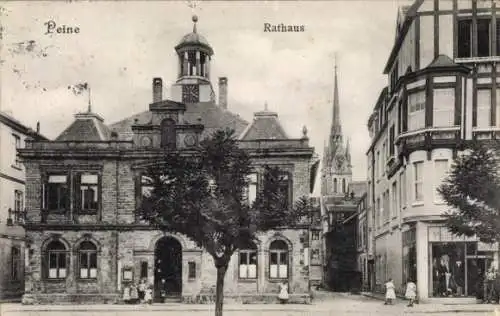 Ak Peine in Niedersachsen, Rathaus