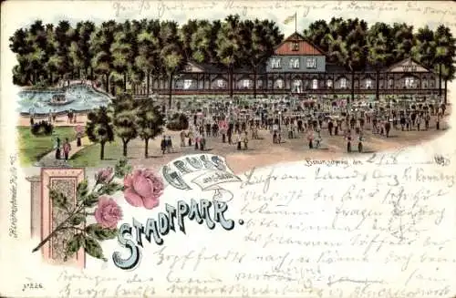 Litho Braunschweig in Niedersachsen, Stadtpark