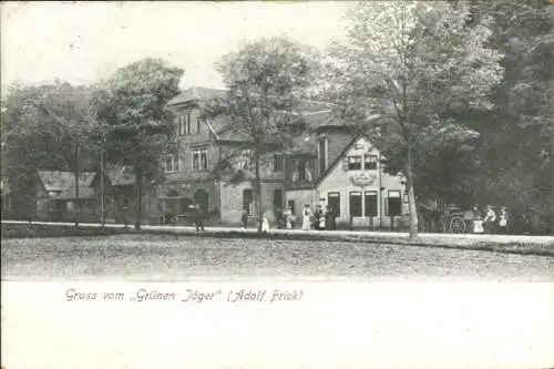 Ak Braunschweig in Niedersachsen, Restaurant Grüner Jäger, Adolf Frick