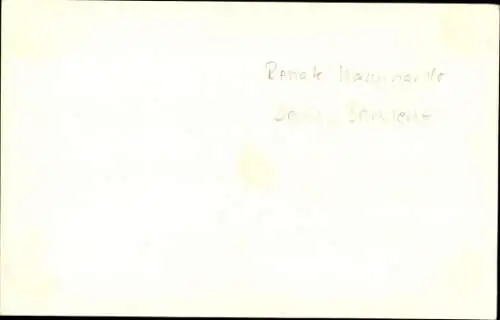 Ak Schauspielerin Renate Mannhardt, Schauspieler Denny Bennent, Portrait, Autogramm