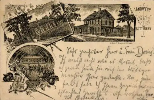 Litho Geismar Göttingen in Niedersachsen, Landwehrschenke im Leinegraben