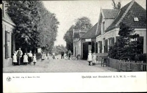 Ak Olst Wijhe Overijssel, IJseldijk mit Bondshotel