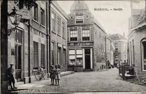 Ak Blokzijl Overijssel Niederlande, Zeedijk