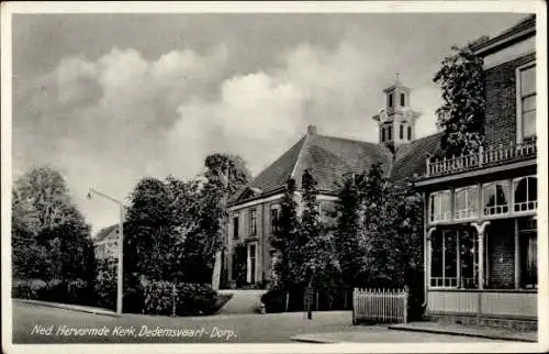 Ak Dedemsvaart Overijssel Niederlande, Ned. Rev. Kirche