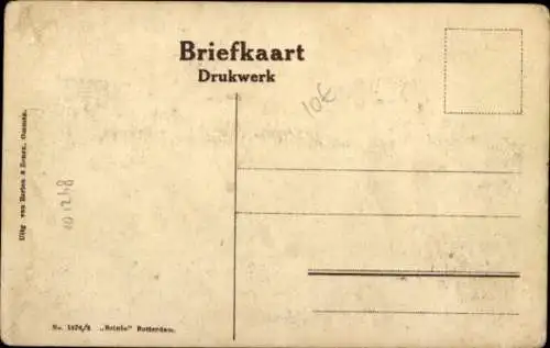 Ak Ommen Overijssel Niederlande, Brugstraat