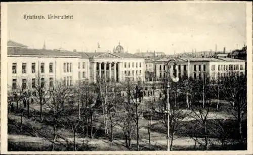 Ak Kristiania Christiania Oslo Norwegen, Universität