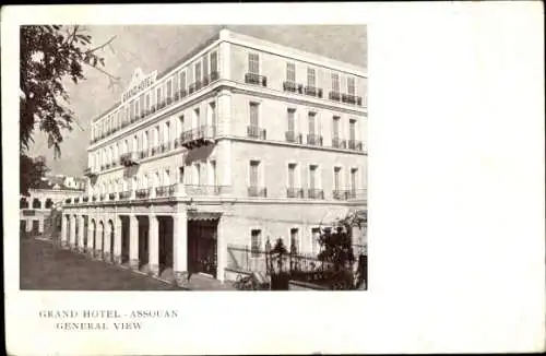 Ak Assouan Assuan Ägypten, Grand Hotel