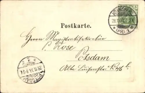 Präge Ak Berlin Mitte, Rosenthaler Tor