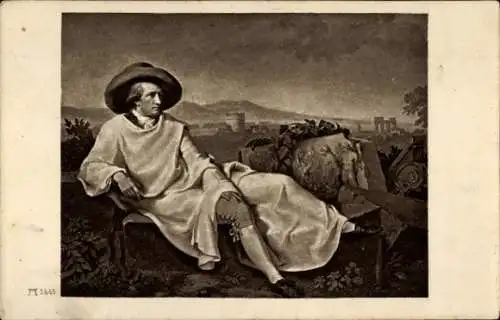 Künstler Ak Tischbein, Schriftsteller Johann Wolfgang von Goethe, Portrait