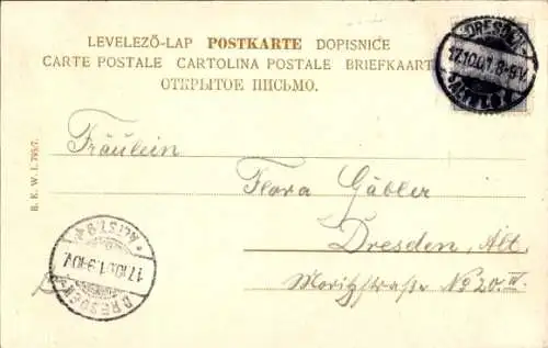 Litho Liebespaar, Mann umarmt seine Frau, Wohnstube