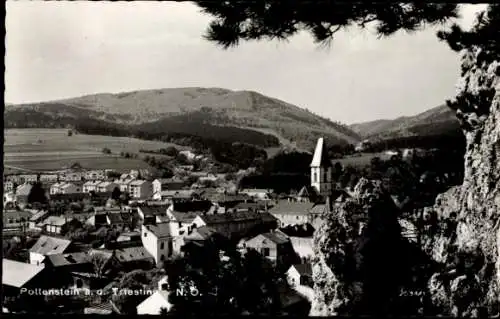 Ak Pottenstein Niederösterreich, Blick auf den Ort