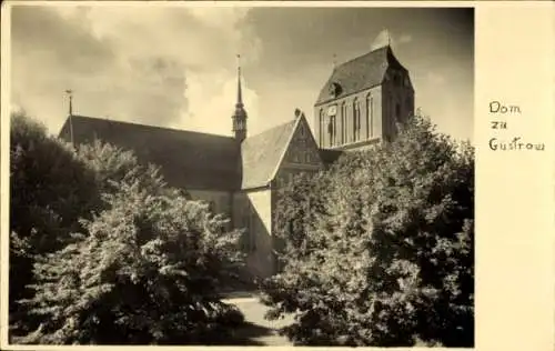 Foto Ak Güstrow in Mecklenburg, Dom