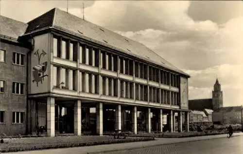 Ak Pasewalk Mecklenburg, HO Kaufhaus, Straßenseite