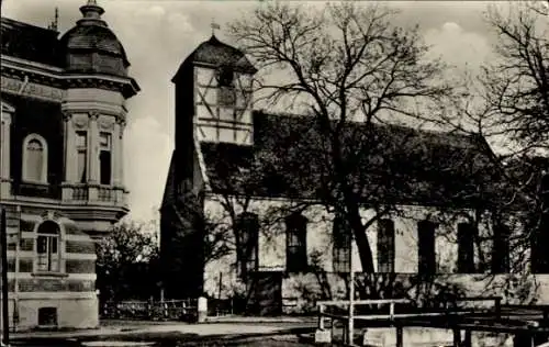 Ak Prenzlau in der Uckermark, Teilansicht, Kirche