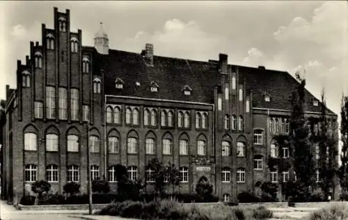 Ak Pasewalk in Mecklenburg Vorpommern, Oberschule