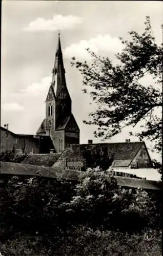 Ak Friedland in Mecklenburg, Kirche am Markt