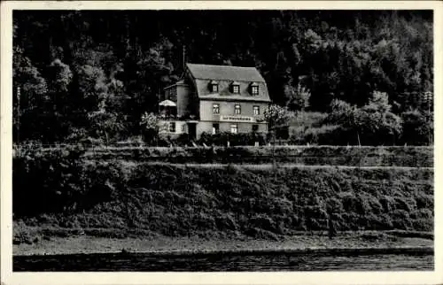 Ak Bernkastel Kues an der Mosel, Restaurant, Pension Zur Waldschenke