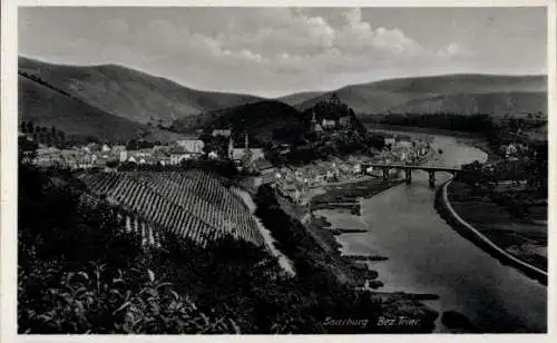 Ak Saarburg an der Saar Bezirk Trier, Totalansicht