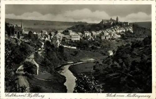 Ak Kyllburg in der Eifel, Teilansicht, Blick vom Malbergerweg