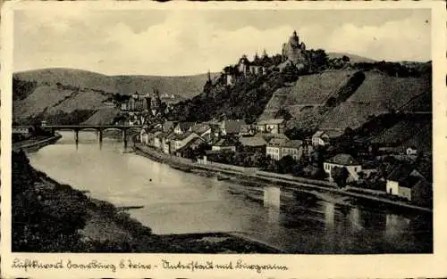 Ak Saarburg an der Saar Bezirk Trier, Teilansicht, Unterstadt, Turm, Brücke