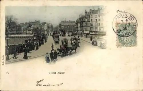 Ak Paris VI, Pont Neuf