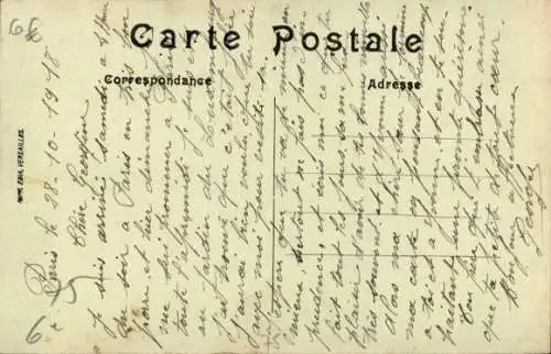 Ak Paris VI, Place, Fontaine, Boulevard Saint-Michel