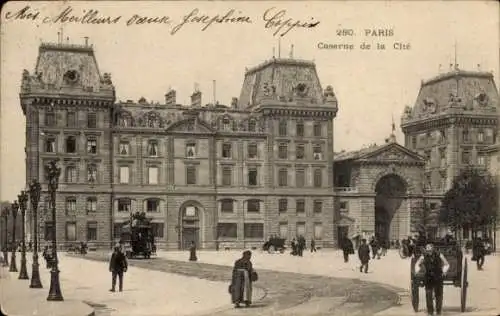 Ak Paris VIIIe Élysée, Kaserne der Stadt