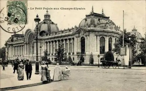 Ak Paris VIIIe Élysée, Petit Palais auf den Champs-Élysées