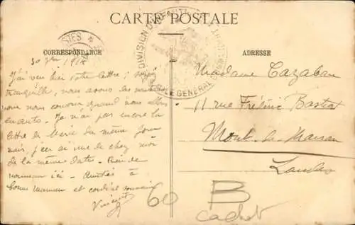 Ak Creil Oise, Quai d'Aval