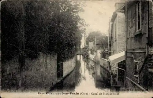 Ak Chaumont en Vexin Oise, Kanal Marquemont