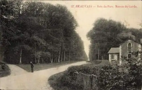 Ak Beauvais Oise, Bois du Parc, Maison du Garde