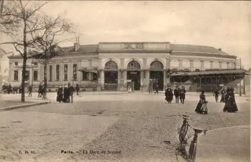 Ak Observatorium Paris XIV, Bahnhof Denfert-Rochereau, Bahnhof Sceaux