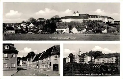 Ak Mallersdorf Pfaffenberg in Niederbayern, Kloster, Hofmark, Sanatorium und Altersheim St. Maria