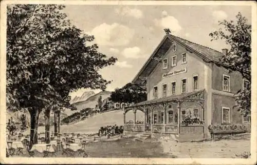 Ak Ainring in Oberbayern, Gasthaus zum Neuwirt