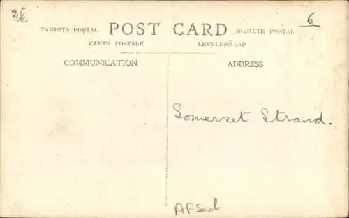 Ak Südafrika, Partie am Strand