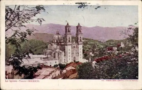 Ak Taxco Mexiko, Kirche