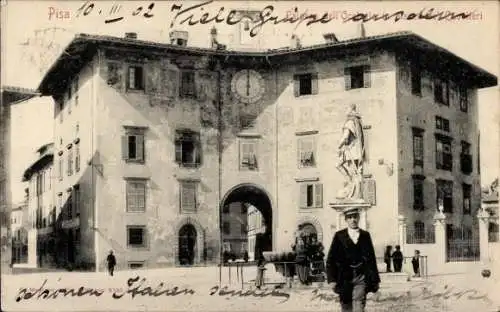 Ak Pisa Toscana, Piazza dei Cavalieri, Palazzo