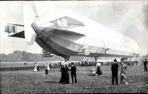 Ak Lenkbarer Luftkreuzer Graf Zeppelin, Landung