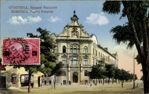 Ak Szabadka Subotica Serbien, Pravni Fakultet