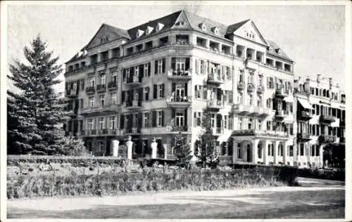 Ak Františkovy Lázně Franzensbad Region Karlsbad, Hotel Königsvilla