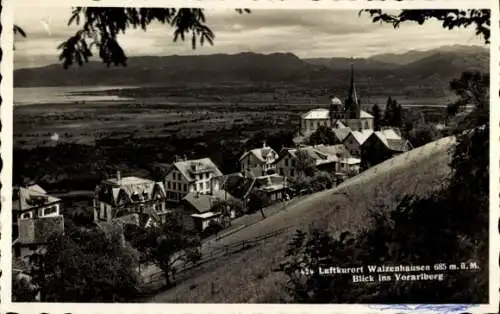 Ak Walzenhausen Kanton Appenzell Ausserrhoden Schweiz, Teilansicht, Vorarlberg